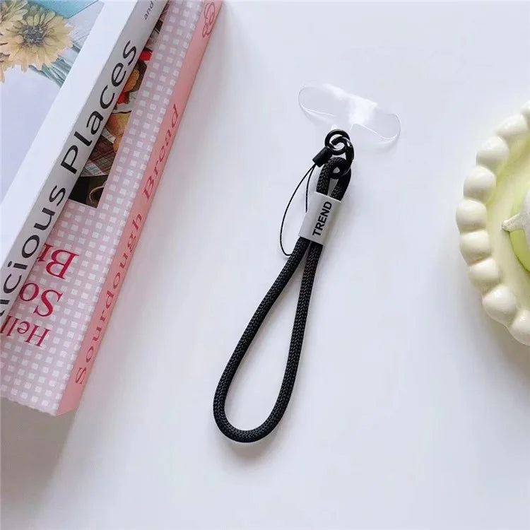 Phone Wrist Strap 30cm Lanyard Key Lanyard Nylon Strap with Patch