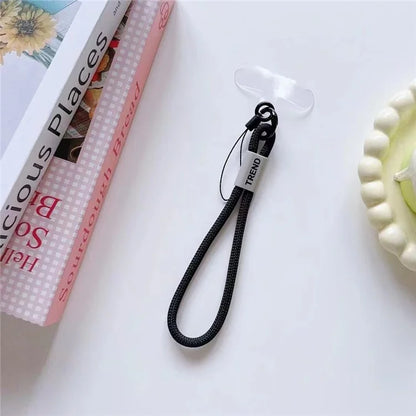 Phone Wrist Strap 30cm Lanyard Key Lanyard Nylon Strap with Patch
