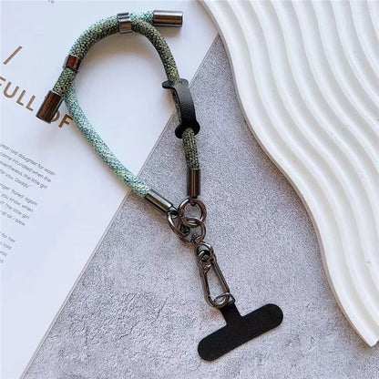 8mm Thick Phone Wrist Strap 34cm Adjustable Nylon Hand Strap with Tether Tab