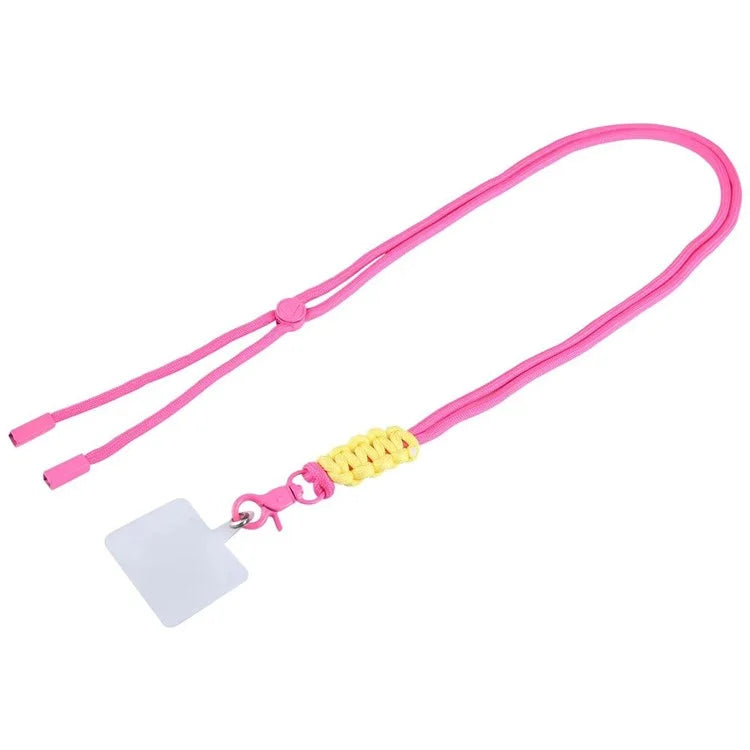 Phone Lanyard 140cm Crossbody Adjustable Nylon Neck Strap Necklace with Tether Tab
