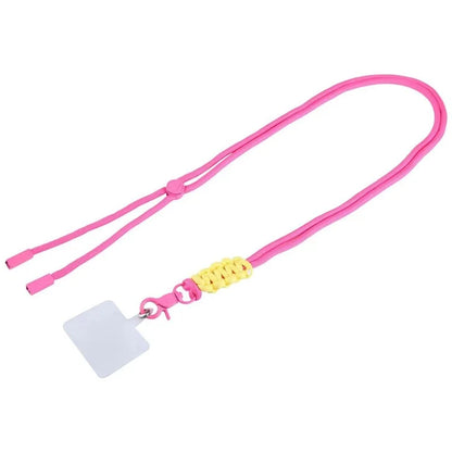 Phone Lanyard 140cm Crossbody Adjustable Nylon Neck Strap Necklace with Tether Tab