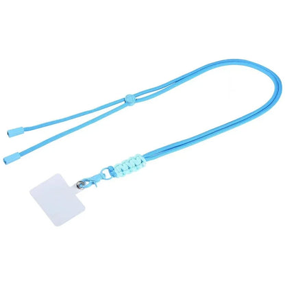 Phone Lanyard 140cm Crossbody Adjustable Nylon Neck Strap Necklace with Tether Tab