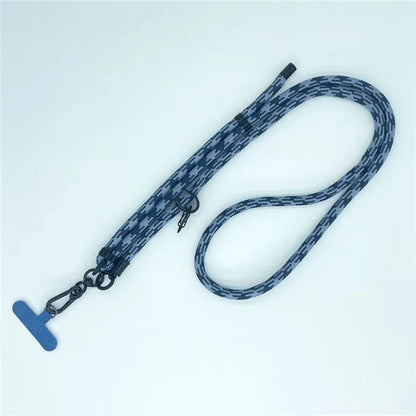 8mm Thick Phone Lanyard Pattern  Phone Crossbody Neck Strap with Tether Tab, Total Length: 135cm