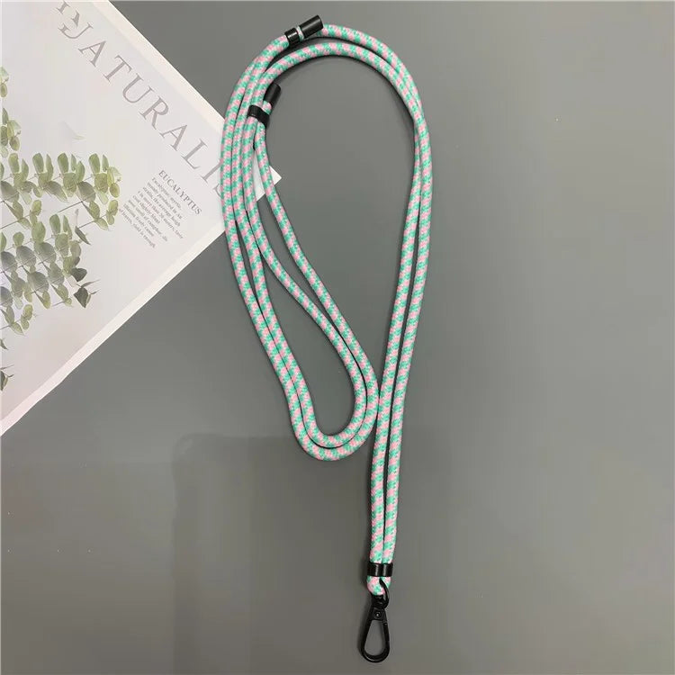 Crossbody Cell Phone Lanyard 6mm Thick Nylon Adjustable Strap with Tether Tab, Total Length: 150cm