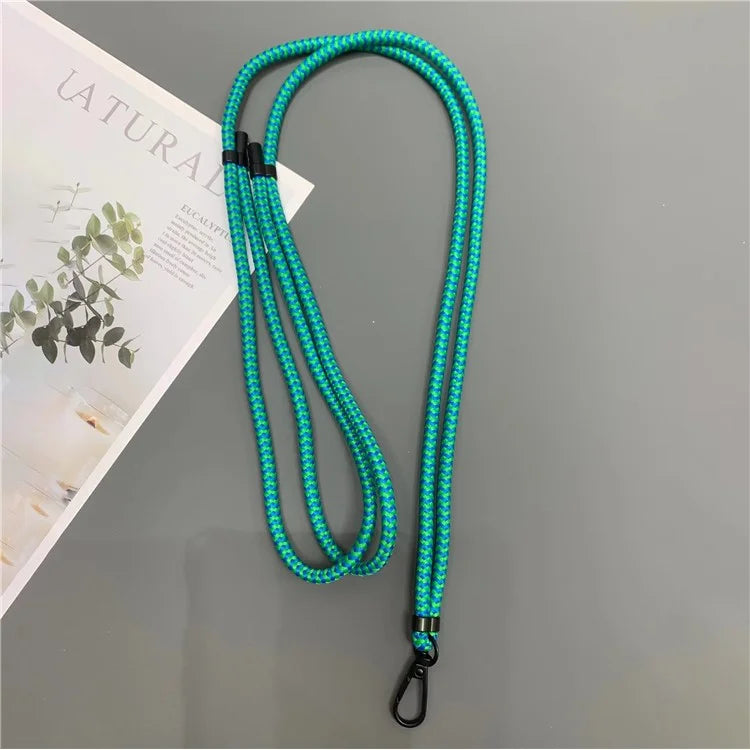 Crossbody Cell Phone Lanyard 6mm Thick Nylon Adjustable Strap with Tether Tab, Total Length: 150cm
