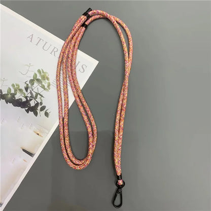 Crossbody Cell Phone Lanyard 6mm Thick Nylon Adjustable Strap with Tether Tab, Total Length: 150cm