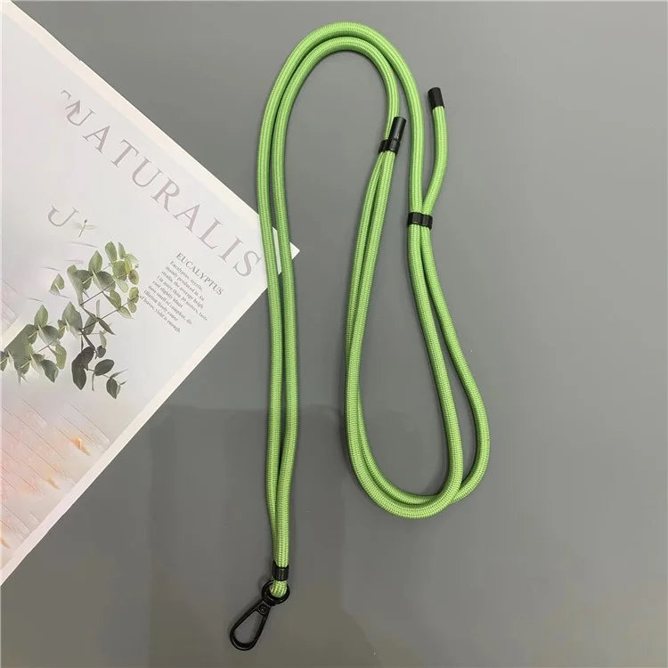 Crossbody Cell Phone Lanyard 6mm Thick Nylon Adjustable Strap with Tether Tab, Total Length: 150cm