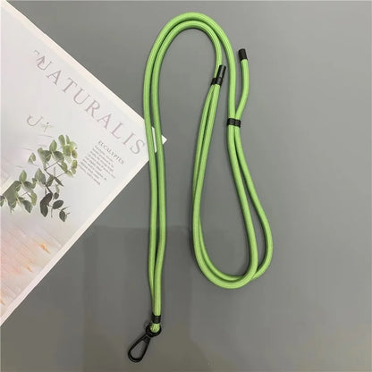 Crossbody Cell Phone Lanyard 6mm Thick Nylon Adjustable Strap with Tether Tab, Total Length: 150cm