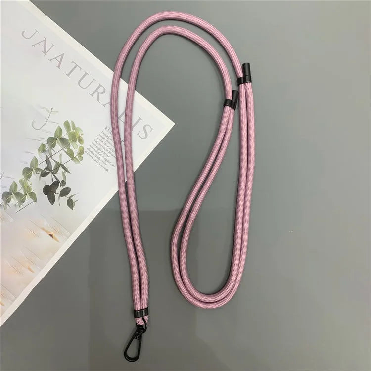 Crossbody Cell Phone Lanyard 6mm Thick Nylon Adjustable Strap with Tether Tab, Total Length: 150cm