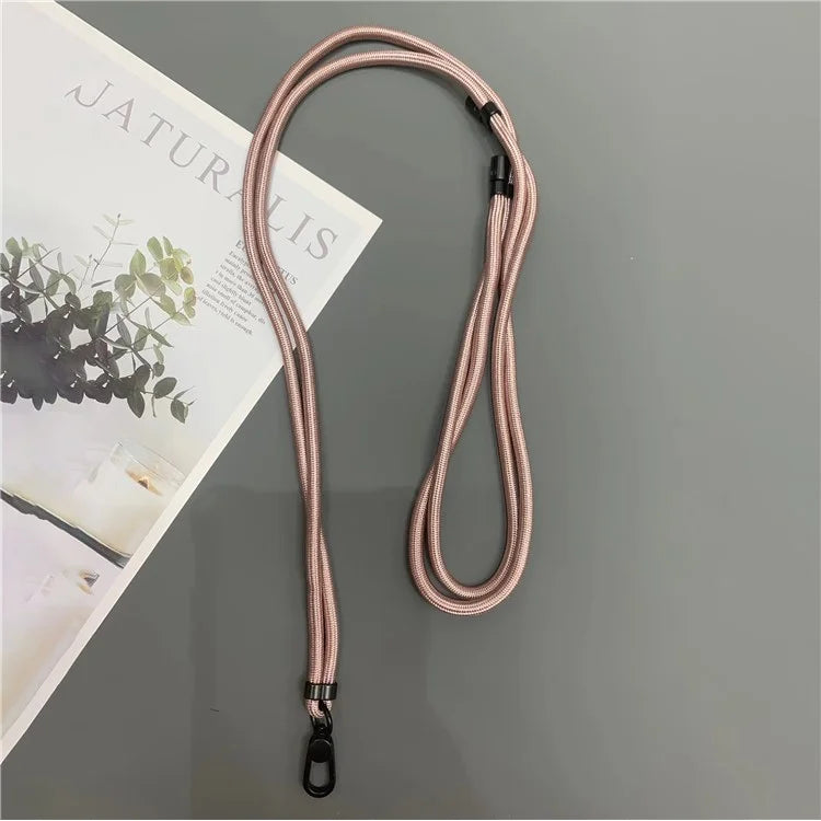 Crossbody Cell Phone Lanyard 6mm Thick Nylon Adjustable Strap with Tether Tab, Total Length: 150cm