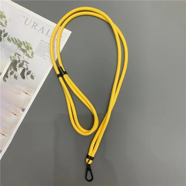 Crossbody Cell Phone Lanyard 6mm Thick Nylon Adjustable Strap with Tether Tab, Total Length: 150cm