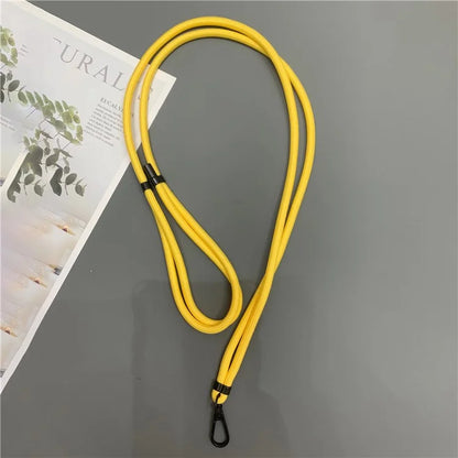 Crossbody Cell Phone Lanyard 6mm Thick Nylon Adjustable Strap with Tether Tab, Total Length: 150cm