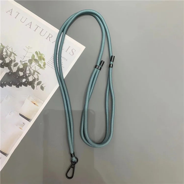 Crossbody Cell Phone Lanyard 6mm Thick Nylon Adjustable Strap with Tether Tab, Total Length: 150cm