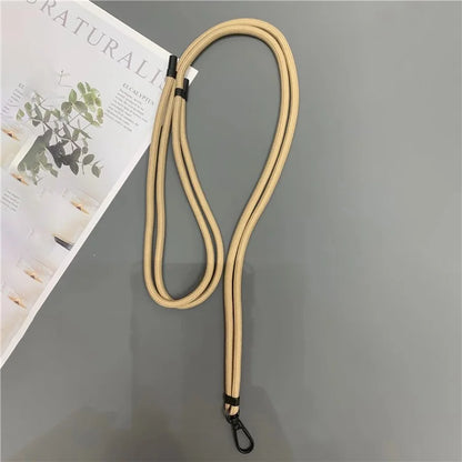 Crossbody Cell Phone Lanyard 6mm Thick Nylon Adjustable Strap with Tether Tab, Total Length: 150cm