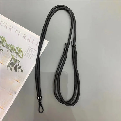 Crossbody Cell Phone Lanyard 6mm Thick Nylon Adjustable Strap with Tether Tab, Total Length: 150cm