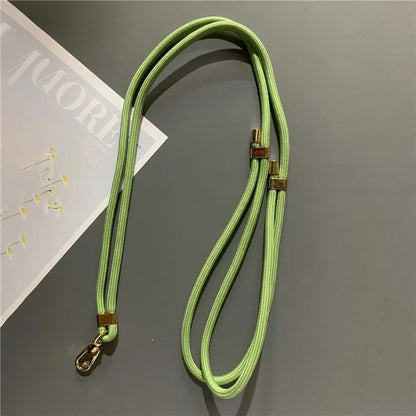 6mm Thick Rope Phone Lanyard Quick-Release Nylon Adjustable Strap with Tether Tab, Total Length: 150cm