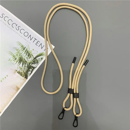 6mm Thick Phone Lanyard Nylon Dual-Side Adjustable Anti-Theft Crossbody Strap with Tether Tab, Total Length: 150cm
