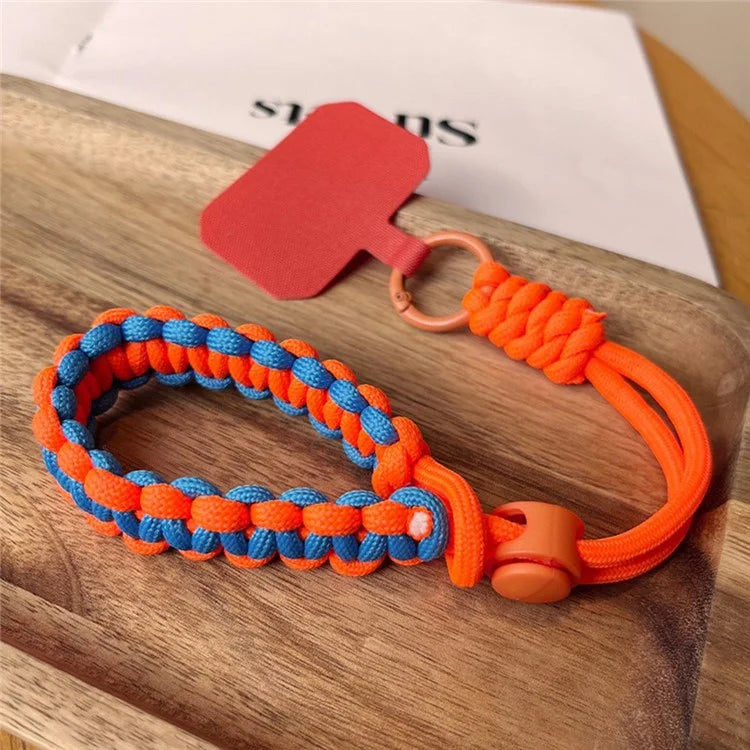 Phone Wrist Strap Adjustable Nylon Wrist Rope with Tether Tab, Toatl Length: 240mm