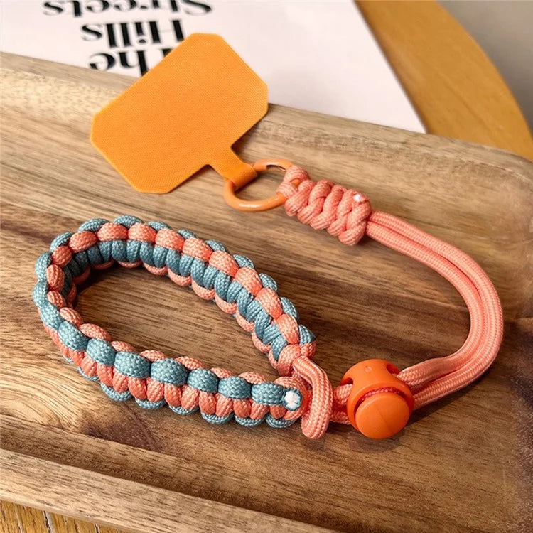 Phone Wrist Strap Adjustable Nylon Wrist Rope with Tether Tab, Toatl Length: 240mm