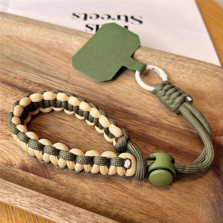 Phone Wrist Strap Adjustable Nylon Wrist Rope with Tether Tab, Toatl Length: 240mm