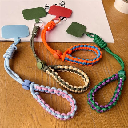 Phone Wrist Strap Adjustable Nylon Wrist Rope with Tether Tab, Toatl Length: 240mm