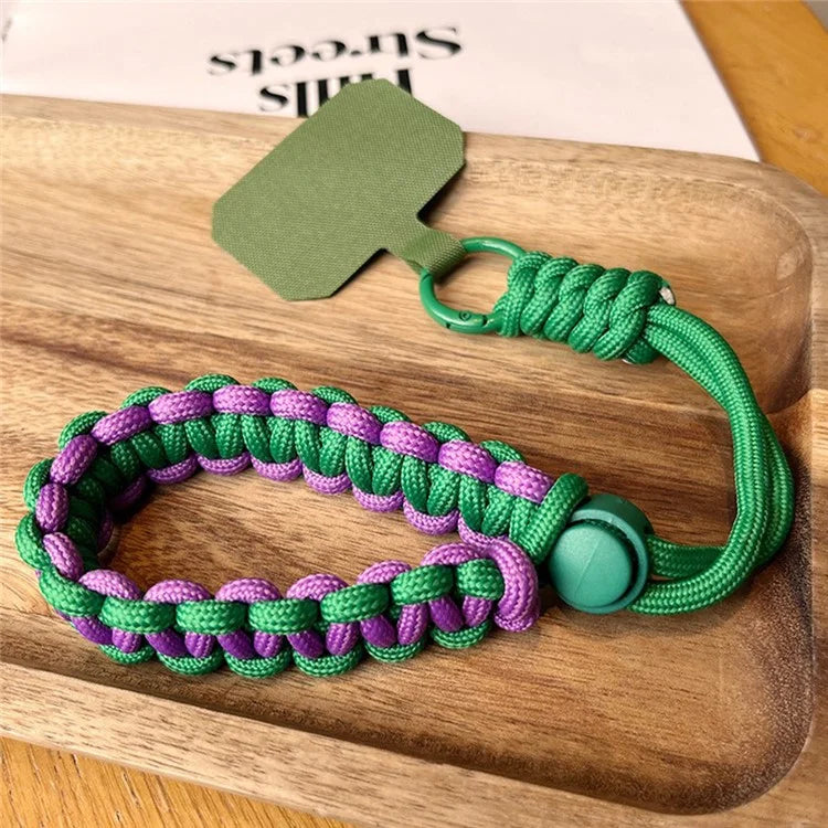 Phone Wrist Strap Adjustable Nylon Wrist Rope with Tether Tab, Toatl Length: 240mm