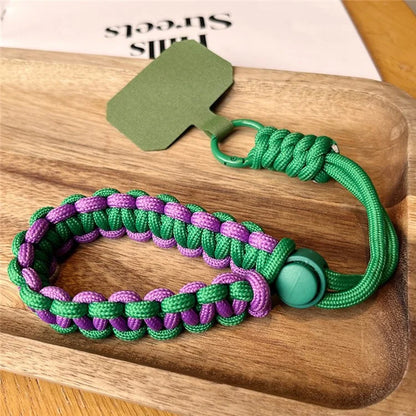 Phone Wrist Strap Adjustable Nylon Wrist Rope with Tether Tab, Toatl Length: 240mm