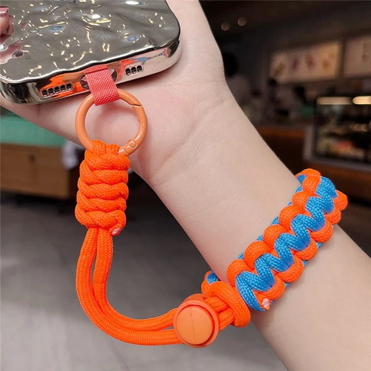 Phone Wrist Strap Adjustable Nylon Wrist Rope with Tether Tab, Toatl Length: 240mm