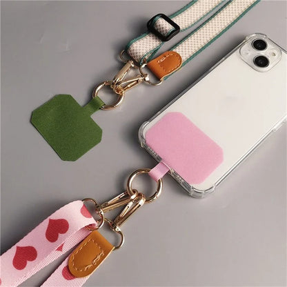 Crossbody Cell Phone Strap Universal Adjustable Phone Lanyard with Tether Tab, Folded Length: 61cm