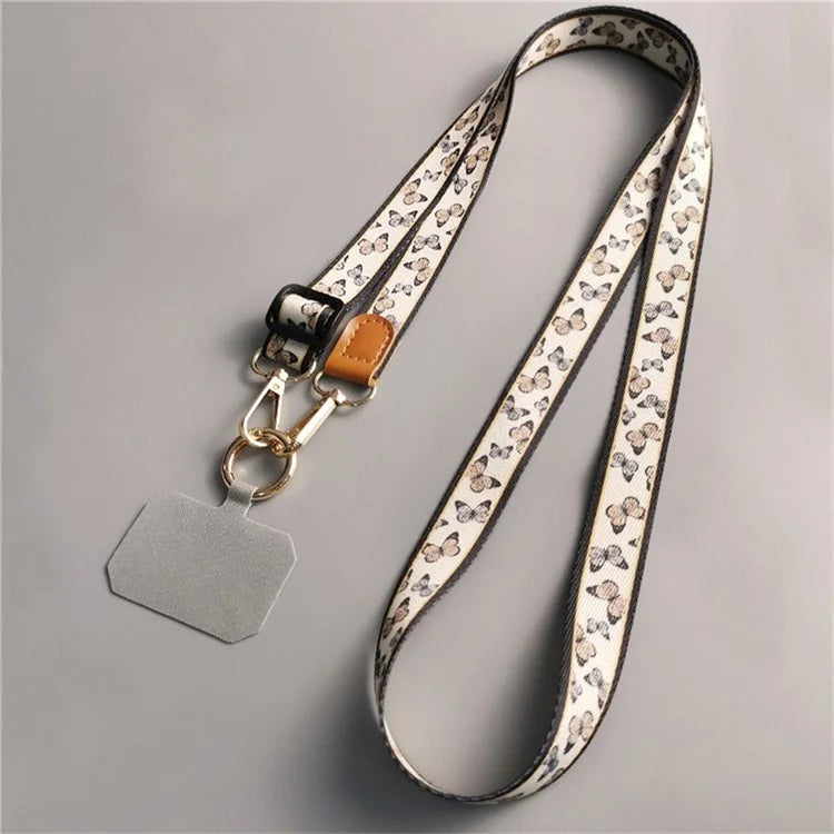 Crossbody Cell Phone Strap Universal Adjustable Phone Lanyard with Tether Tab, Folded Length: 61cm