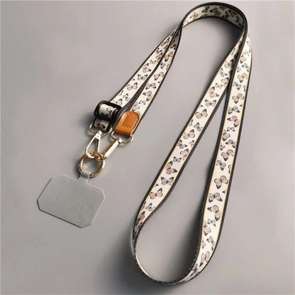 Crossbody Cell Phone Strap Universal Adjustable Phone Lanyard with Tether Tab, Folded Length: 61cm