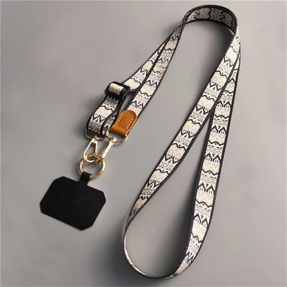 Crossbody Cell Phone Strap Universal Adjustable Phone Lanyard with Tether Tab, Folded Length: 61cm