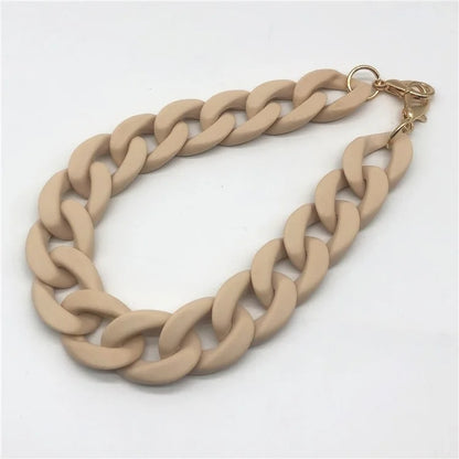Phone Wrist Lanyard Matte Acrylic Chain 60cm Phone Wrist Strap