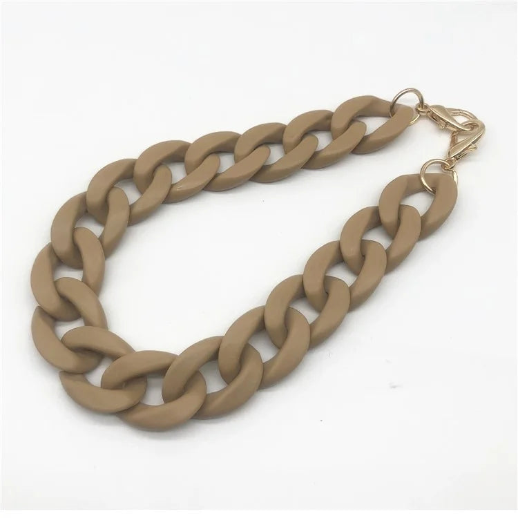Phone Wrist Lanyard Matte Acrylic Chain 60cm Phone Wrist Strap
