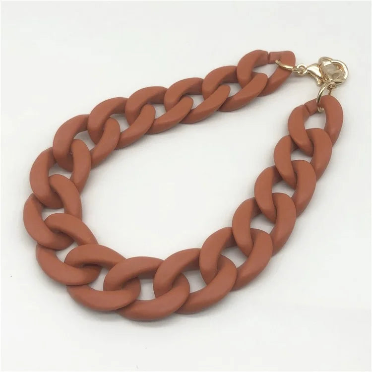 Phone Wrist Lanyard Matte Acrylic Chain 60cm Phone Wrist Strap