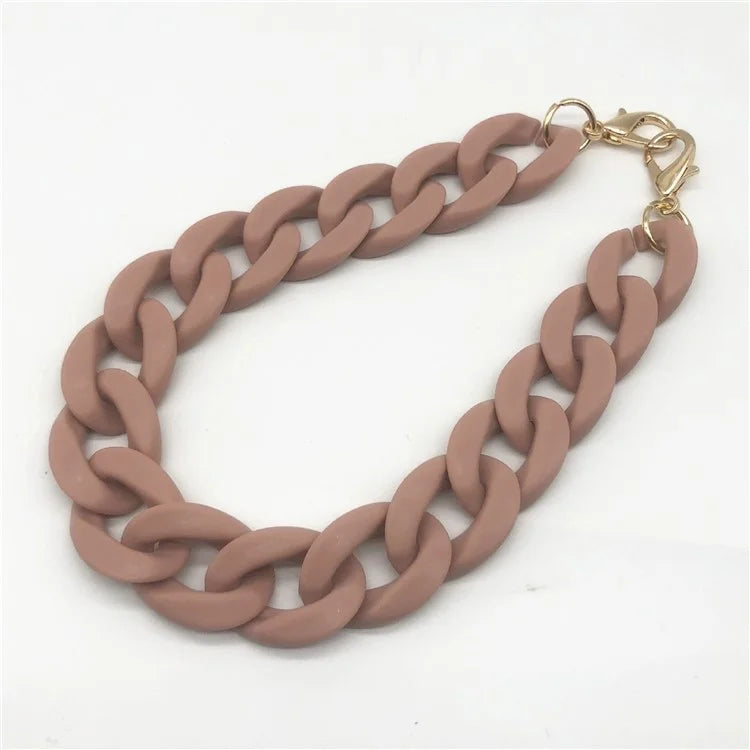 Phone Wrist Lanyard Matte Acrylic Chain 60cm Phone Wrist Strap