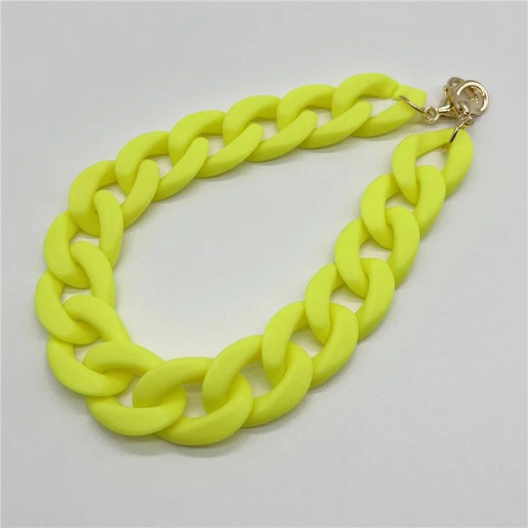 Phone Wrist Lanyard Matte Acrylic Chain 60cm Phone Wrist Strap