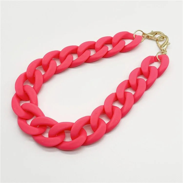 Phone Wrist Lanyard Matte Acrylic Chain 60cm Phone Wrist Strap