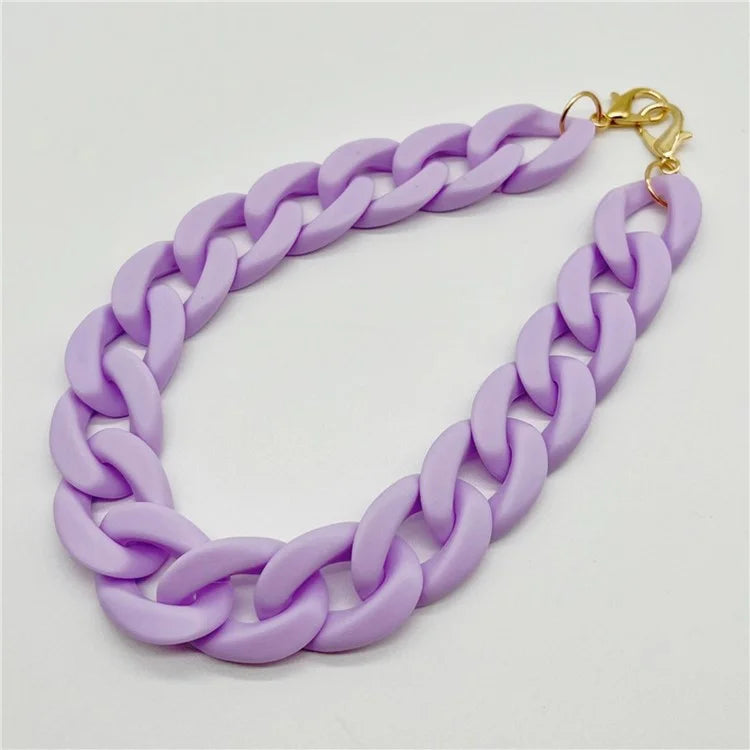 Phone Wrist Lanyard Matte Acrylic Chain 60cm Phone Wrist Strap