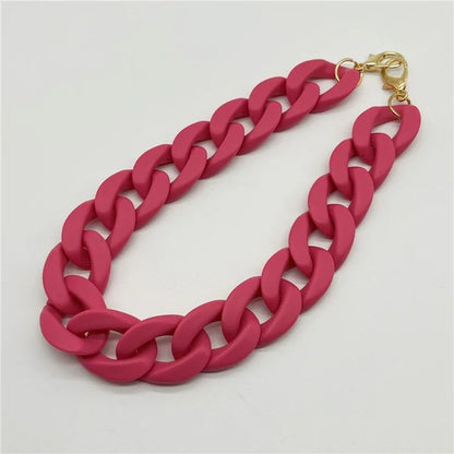 Phone Wrist Lanyard Matte Acrylic Chain 60cm Phone Wrist Strap