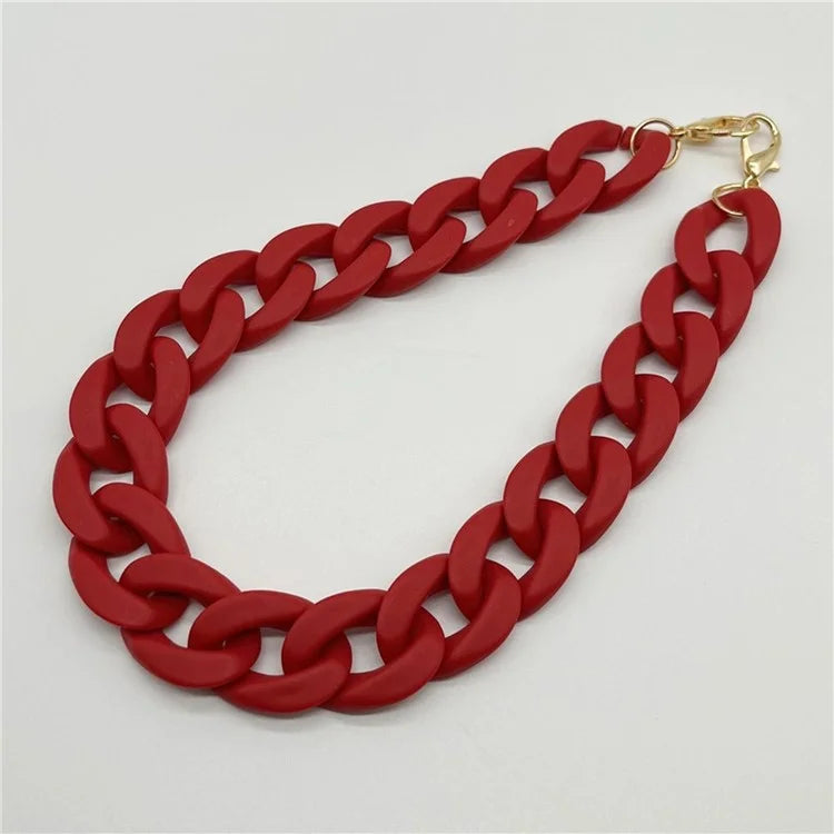 Phone Wrist Lanyard Matte Acrylic Chain 60cm Phone Wrist Strap