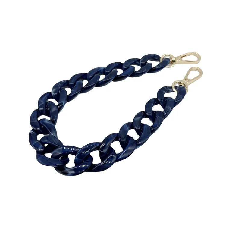 Phone Wrist Strap Phone Charms Acrylic Replacement Chain with Buckle, Total Length: 37cm