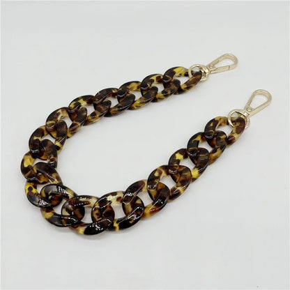 Phone Wrist Strap Phone Charms Acrylic Replacement Chain with Buckle, Total Length: 37cm
