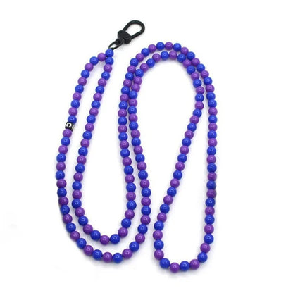 Phone Crossbody Strap Acrylic Beaded Cell Phone Lanyard with Tether Tab, Total Length: 122cm