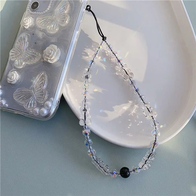 Phone Charm 32cm+5cm Bear Phone Lanyard Phone Bracelet Aesthetic Wrist Strap