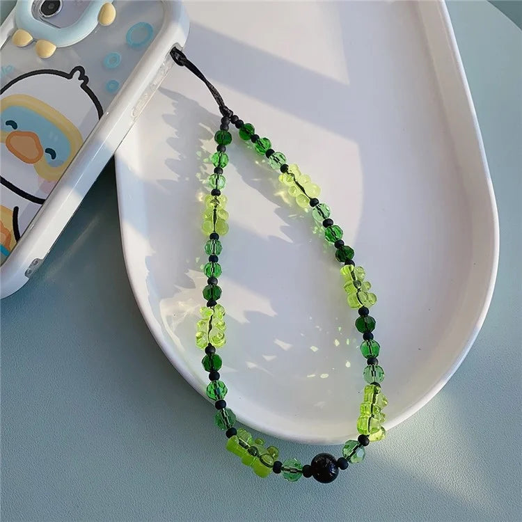 Phone Charm 32cm+5cm Bear Phone Lanyard Phone Bracelet Aesthetic Wrist Strap