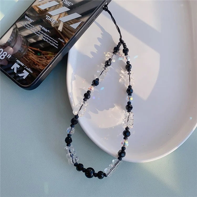 Phone Charm 32cm+5cm Bear Phone Lanyard Phone Bracelet Aesthetic Wrist Strap
