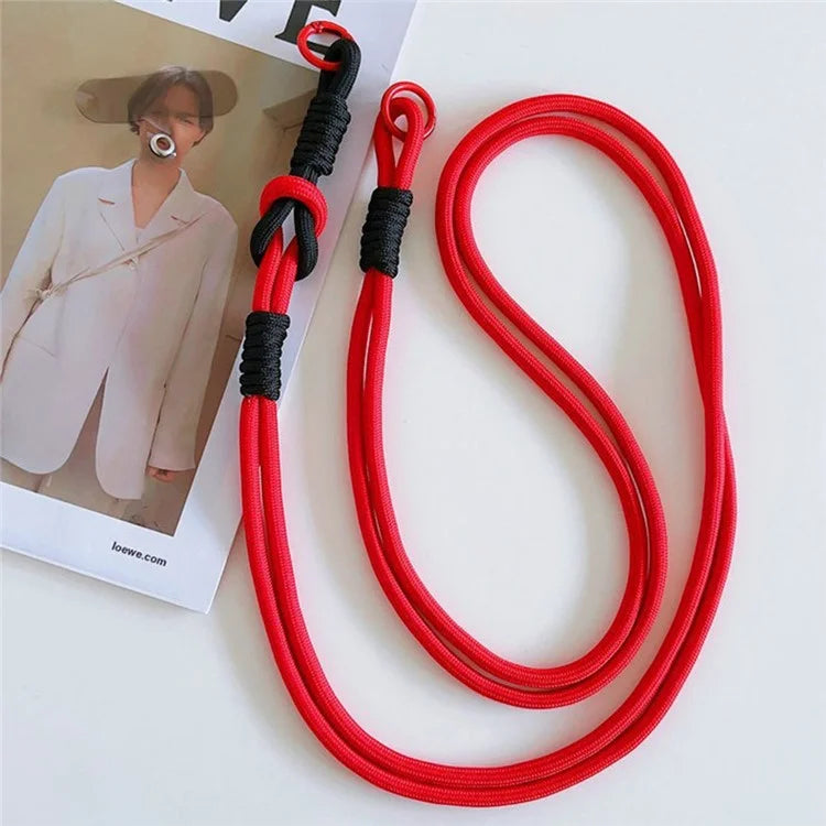 Cell Phone Lanyard Universal Crossbody Polyester Strap with Tether Tab, Total Length: 120cm