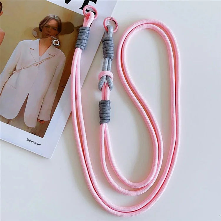 Cell Phone Lanyard Universal Crossbody Polyester Strap with Tether Tab, Total Length: 120cm