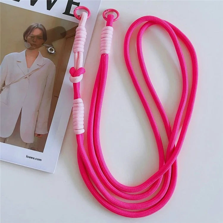 Cell Phone Lanyard Universal Crossbody Polyester Strap with Tether Tab, Total Length: 120cm